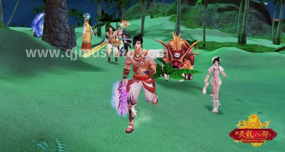 法师释放群体技能